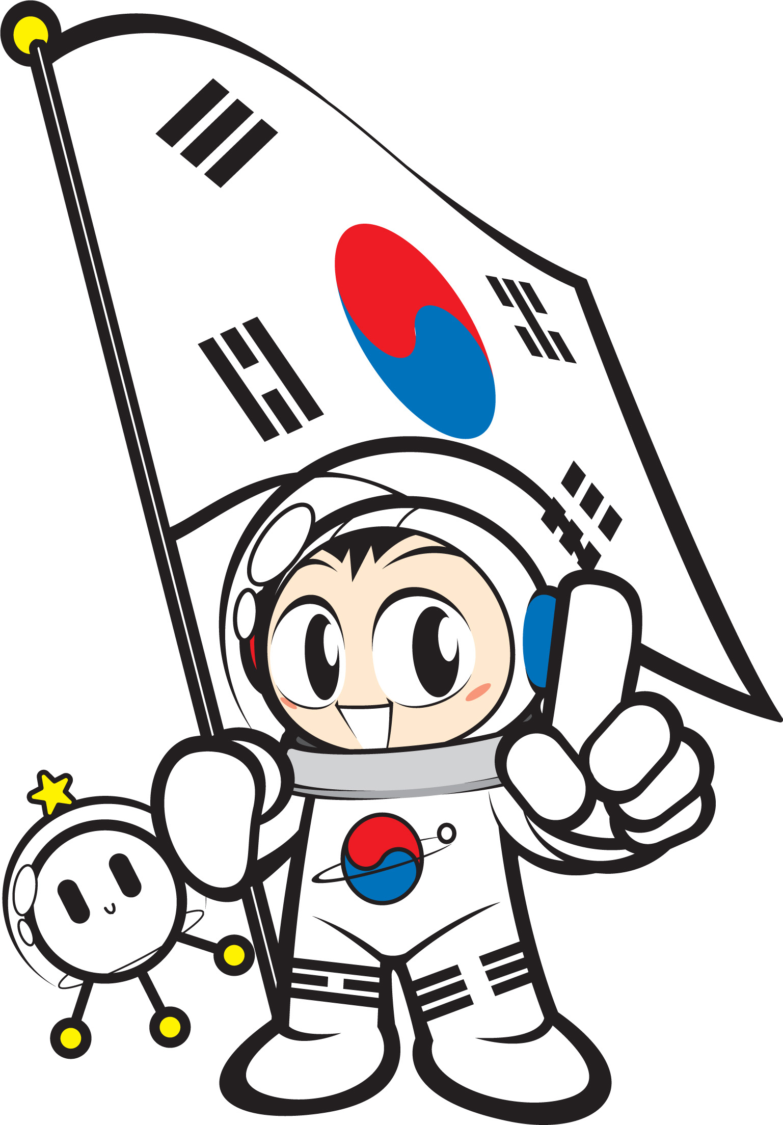 대한민국 우주인 대표 캐릭터의 이름을 지어 주세요! [이미지]