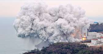 누리호 1단 인증모델 종합연소시험_1 [이미지]