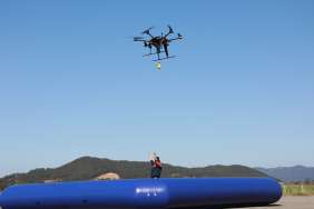 재난치안용무인기 인명구조 시험  [이미지]