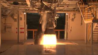 한국형발사체 75톤급 액체엔진 시험모델 1호기 연소시험(75초) (1) [이미지]