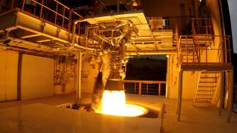 한국형발사체 75톤급 액체엔진 시험모델 1호기 연소시험(75초) (2) [이미지]