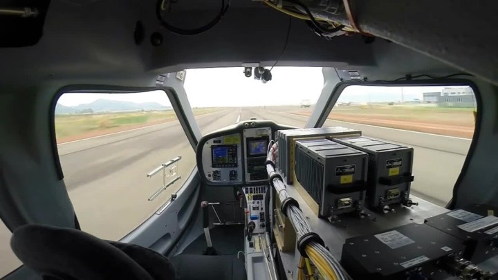 유·무인 혼용항공기의 조종석 내부 모습