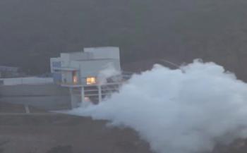 한국형발사체 7톤급 액체엔진 시험모델 1호기 연소시험(20초) 영상 [이미지]
